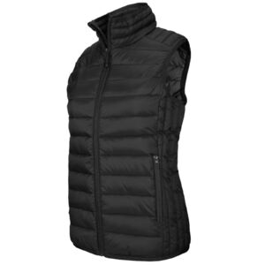 KARIBAN VINTAGE K6114 / Női b&eacute;lelt mell&eacute;ny - fekete XXL