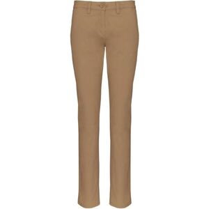 KARIBAN VINTAGE CHINO K741 / Női nadr&aacute;g - homoksz&iacute;nű 34