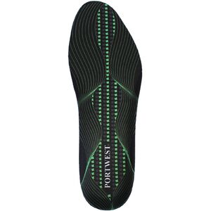 PORTWEST CUSHION & ARCH SUPPORT FC82 / Cipőbet&eacute;t - fekete/z&ouml;ld 37-39