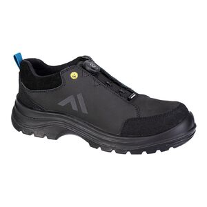 PORTWEST RIDGE S3S ESD SR FO FE03 / Kompozit bőr f&eacute;lcipő S3S ESD SR FO - fekete 35