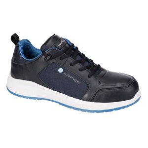 PORTWEST ECO COMPOSITE TRAINER S3 SR FC07 / Biztons&aacute;gi cipő S3 SR - fekete/k&eacute;k 37