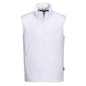 PORTWEST PRINT A PROMO TK22 / Softshell mell&eacute;ny - feh&eacute;r 4XL