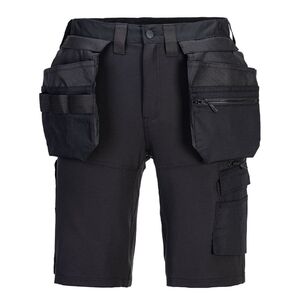 PORTWEST HI-VIS HOLSTER DX451 / Rugalmas r&ouml;vidnadr&aacute;g - fekete UK 48/EU 64/66