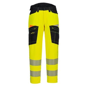 PORTWEST HI-VIS DX453 / Stretch nadr&aacute;g - HV s&aacute;rga/fekete UK 44/EU 60