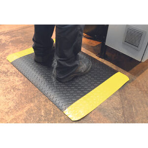 DECKPLATE szőnyeg (fekete/s&aacute;rga)