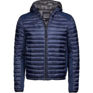 TEE JAYS TJ9610 CROSSOVER / F&eacute;rfi kapucnis outdoor kab&aacute;t - s&ouml;t&eacute;tk&eacute;k/s&ouml;t&eacute;tk&eacute;k melange L
