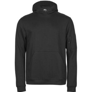 TEE JAYS TJ5702 ATHLETIC / F&eacute;rfi kapucnis pul&oacute;ver - fekete XS