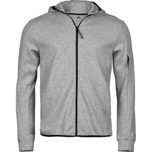 TEE JAYS TJ5706 ATHLETIC / F&eacute;rfi cipz&aacute;ras kapucnis pul&oacute;ver - sz&uuml;rke XS
