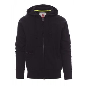PAYPER DALLAS+ 000021-0001 / F&eacute;rfi hossz&uacute; kapucnis pul&oacute;ver - fekete XXXL