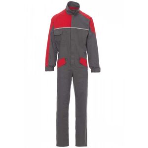 PAYPER PROMOTECH 000961-0340 / F&eacute;rfi k&eacute;tsz&iacute;nű overall - ac&eacute;lsz&uuml;rke/piros XXXL
