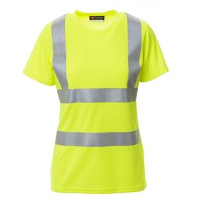 PAYPER AVENUE LADY FLUORESCENT 001483-0028 / Női p&oacute;l&oacute; f&eacute;nyvisszaverő cs&iacute;kokkal - s&aacute;rga L