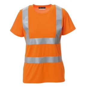 PAYPER AVENUE LADY FLUORESCENT 001483-0028 / Női p&oacute;l&oacute; f&eacute;nyvisszaverő cs&iacute;kokkal - narancss&aacute;rga L