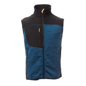 PAYPER TOUR S00361-0103 / Technikai k&ouml;t&ouml;tt mell&eacute;ny softshell bet&eacute;tekkel - melanzs k&eacute;k/fekete XXXL