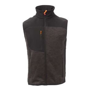 PAYPER TOUR S00361-0103 / Technikai k&ouml;t&ouml;tt mell&eacute;ny softshell bet&eacute;tekkel - melange sz&uuml;rke/fekete XXXL