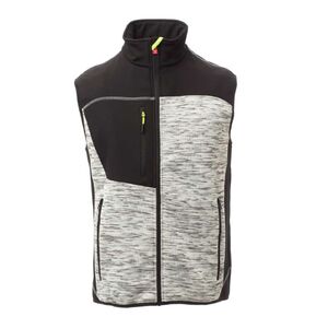 PAYPER TOUR S00361-0103 / Technikai k&ouml;t&ouml;tt mell&eacute;ny softshell bet&eacute;tekkel - melanzs sz&uuml;rke/fekete XXXL