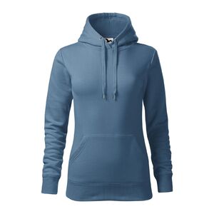 MALFINI CAPE 414 / Női kapucnis kengurudzseki - farmer XS