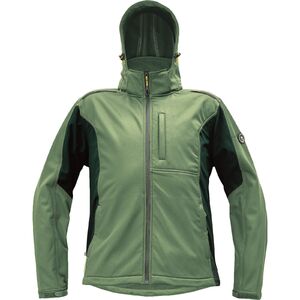 CERVA DAYBORO / Softshell dzseki levehető kapucnival - mohaz&ouml;ld S