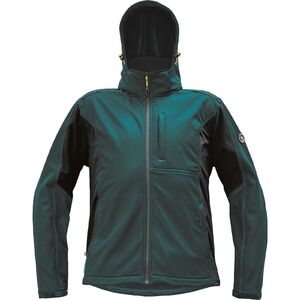CERVA DAYBORO / Softshell dzseki levehető kapucnival - petrol S