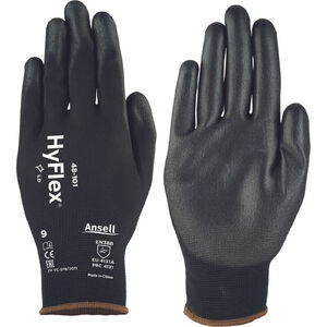 Ansell HyFlex 48101 kesztyű (fekete)