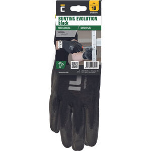 BUNTING EVO BLACK kesztyű akaszt&oacute;f&uuml;llel (-)