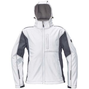 CERVA DAYBORO / Softshell kab&aacute;t levehető kapucnival - feh&eacute;r M