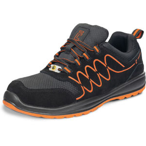 RAVEN SPORTY S1P ESD SR f&eacute;lcipő (fekete/narancss&aacute;rga)