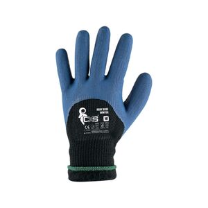 CXS ROXY BLUE WINTER / Latexbe m&aacute;rtott t&eacute;li kesztyű - fekete/k&eacute;k 10