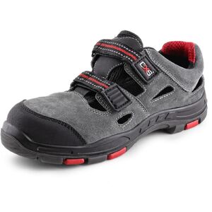 CXS ROCK PHYLLITE S1P / Bőr szand&aacute;l S1P HRO SRA - sz&uuml;rke/fekete 37