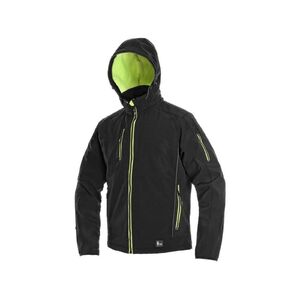 CXS DURHAM / F&eacute;rfi softshell kab&aacute;t - fekete/s&aacute;rga S