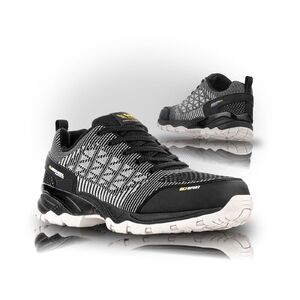 NEBRASKA 4760-S1P / Biztons&aacute;gi textil alacsony talp&uacute; bakancs S1P - fekete/sz&uuml;rke 41