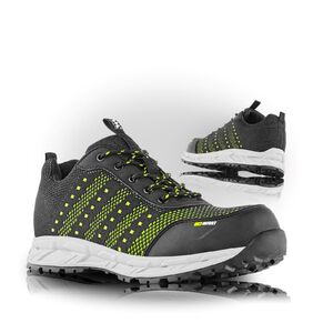 LA PALMA 4775-S1P / Biztons&aacute;gi textil alacsony talp&uacute; bakancs S1P - fekete/s&aacute;rga 41