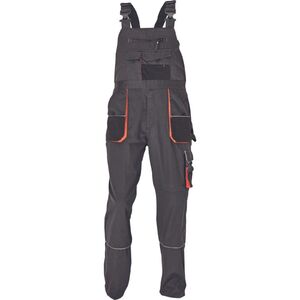 SAFE WORKER VLIST / Overall kant&aacute;ros - s&ouml;t&eacute;tsz&uuml;rke/narancss&aacute;rga/fekete 46