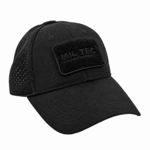 Mil-Tec h&aacute;l&oacute;s baseball sapka - fekete