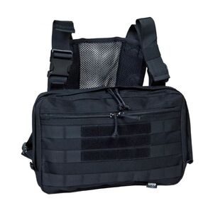 Gurkha Tactical MOLLE mellkas t&aacute;ska - fekete